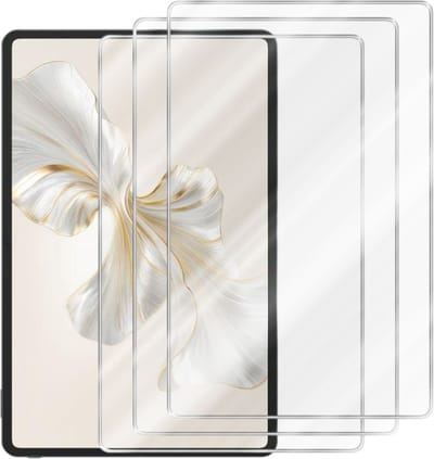 Cadorabo 3x Screenprotector geschikt voor Honor Pad 9 Pro in KRISTALHELDER - Getemperd Pantser Film (Tempered) Display beschermend glas in 9H hardheid met 3D Touch