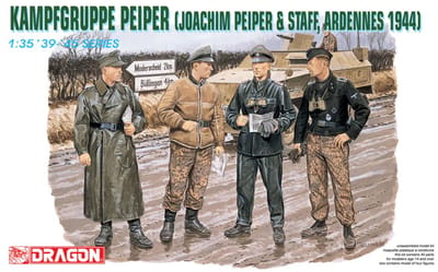 Dragon Modelbouwpakket Militaire voertuigen - 6088 Duitse Soldaten WWII - Kampfgruppe Peiper - Joachim Peiper - Staff -Ardennes 1944 Plastic - 1:35 - Modelbouw