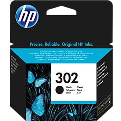 HP 302 Inktcartridge Origineel Zwart F6U66AE Inkt