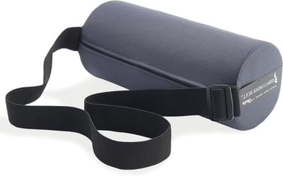 Lendensteun Rol - Rugsteun Kussen - Ondersteuning Zitten - Vaste Dichtheid Schuim - 28 x 12 cm - Blauw