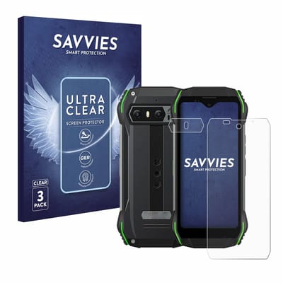 Savvies - Screenprotector voor Blackview N6000 (Voor+Camera) - Folie Beschermfolie transparant 6 Stuks