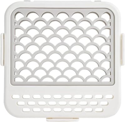 Vaatwasser mand - Bestekhouder organizer - Kleine spullen wassen - Veilige plaatsing items - 18 x 18 cm - Enkele Attribuut