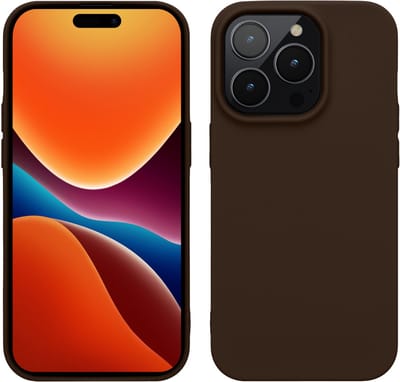 kwmobile telefoonhoesje geschikt voor Apple iPhone 14 Pro - Hoesje voor smartphone - Back cover in chocoladebruin