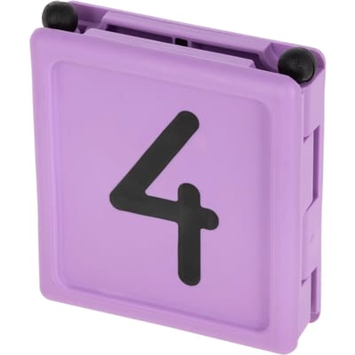 Nummerplaatje voor opvouwbare halsband Kerbl (x6)