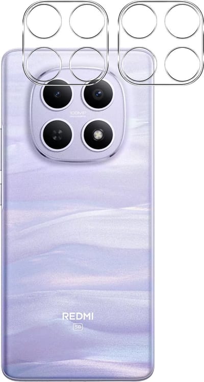 Camera Protector geschikt voor Xiaomi Redmi Note 15 5G - 2 stuks van glas Transparante glazen