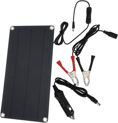Zonnepaneel - Laadbord - Noodopladen Buiten - Hoge Conversieratio - 10W - Zwart