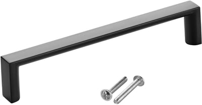 SOTECH meubelgreep BLACKLINE XI BA 128 mm mat zwart (lengte 135 mm, breedte 12 mm, hoogte 27 mm) ladegreep van aluminium
