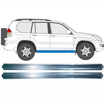Reparatie dorpel voor Toyota Land Cruiser J120 2003-2010 / Links = Rechts / Set