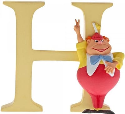 Disney Alfabet - Letter H - 'H' als in Hilarisch - Tweedle Dee uit Alice in Wonderland