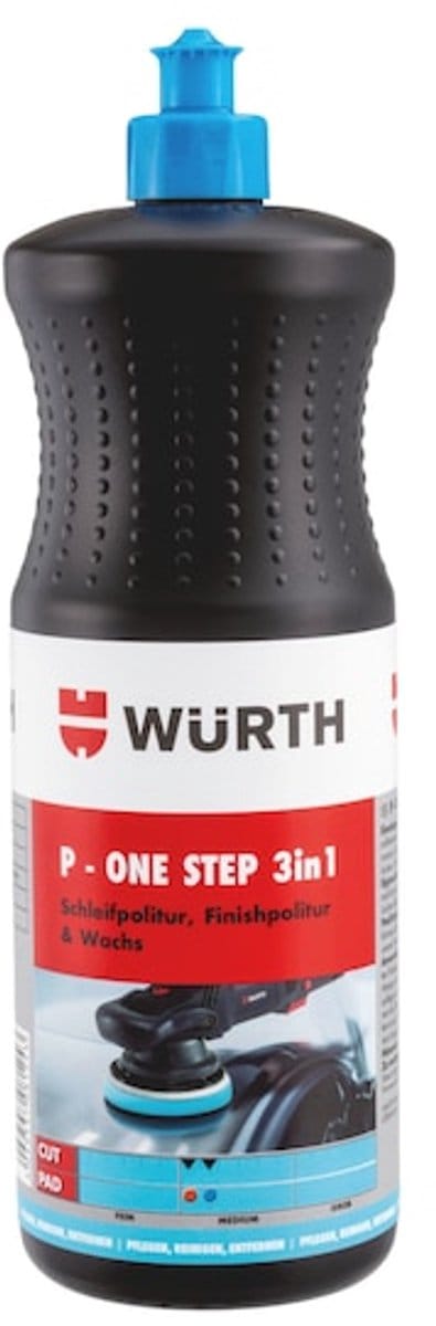 Wurth - Polijstmiddel 3-in-1, P - één stap - P - ÉÉN STAP 3IN1 - snelpolijsten, polijsten en wassen