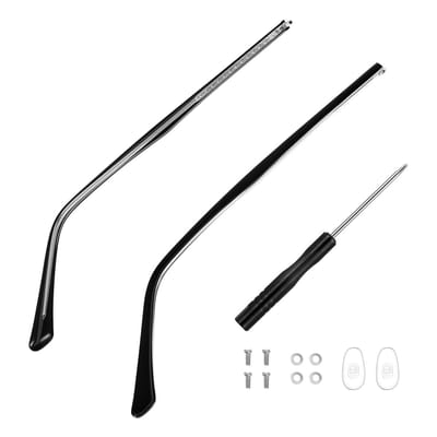Dailygoods- Brillenarm Metalen Reservebeugels - Universele Vervangingsbeugels - Lichtgewicht en Comfortabel - Duurzaam en Roestvrij - Inclusief Schroeven voor Bevestiging - Brilbeugels