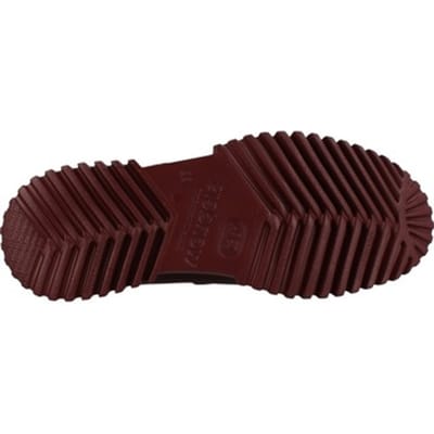 Wonders Leren Velvet loafers in granaatrood