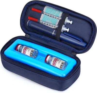 Solidchoice - Insuline Vials Koeltas met IJsblok voor Medicijnen
