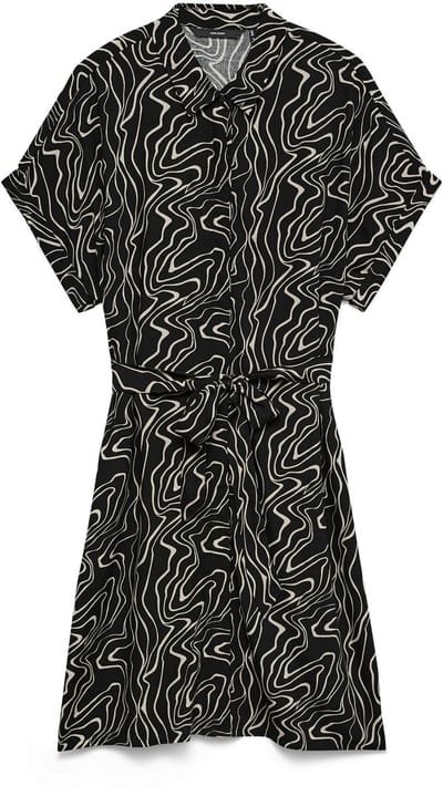 VERO MODA - VMEASY JOY S/S SHIRT DRESS WVN GA - Dames - Mini jurken