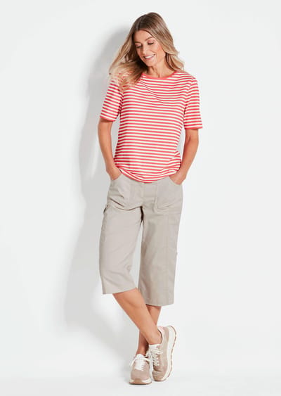 Goldner Capribroek Sportieve outdoorbroek, elastische tailleband