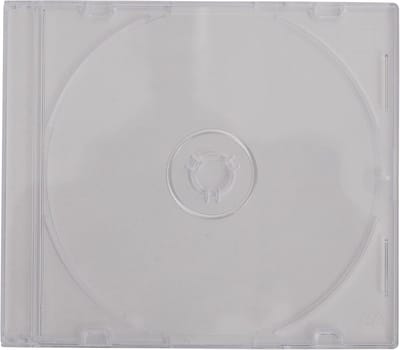 CD/DVD Slimline Hoesjes 5.2mm Dikte - Doorzichtige Achterkant - 100 Stuks