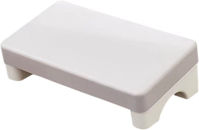 Ergonomische Voetensteun voor Bureau – Voetsteun Onder Bureau – Voetenbankje voor Kantoor & Thuis – Comfortabel, Ruimtebesparend en Ondersteunt Juiste Zitpositie - Grijs