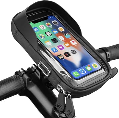 Waterdichte telefoonhouder voor de fiets, 360° draaibaar, fietsstuurtas met touchscreen, fietstas, telefoonhouder voor op de fiets geschikt voor iPhone Smart Phone tot 6,4 inch