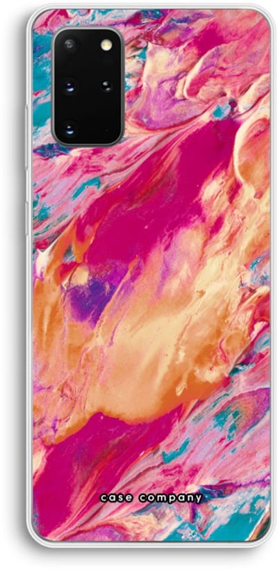 Case Company® - Hoesje geschikt voor Samsung Galaxy S20 Plus hoesje - Pastel Echoes - Soft Cover Telefoonhoesje - Bescherming aan alle Kanten en Schermrand