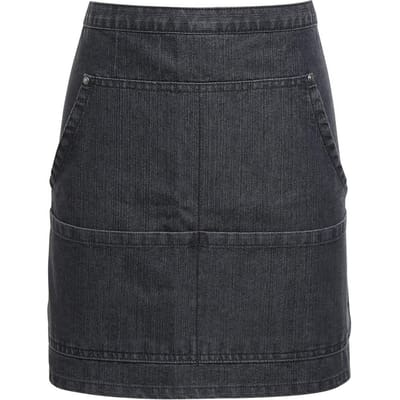 Premier Taille schort voor volwassenen (Zwarte denim)