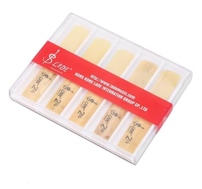 Dailygoods- Klarinet Riet 10 Stuks - Rieten voor Saxofoon - Riet Accessoire - Geschikt voor Beginners - Milieuvriendelijk Harsmateriaal - Lichtgewicht en Duurzaam