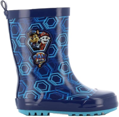 Paw Patrol - Regenlaarzen kinderen van 2 tot 6 jaar - Chase en Marshall Rubberen kinderlaarzen - Regenlaarsjes voor jongens - Maat 23 - Blauw
