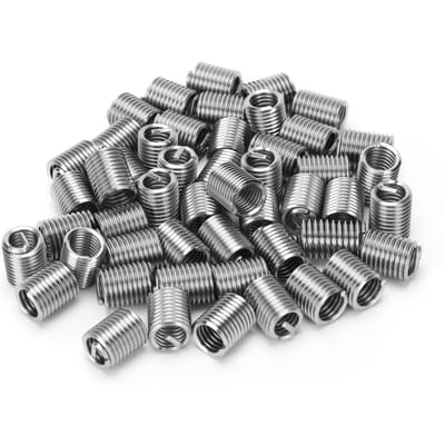 50 Stuks Draadinzetstukken Mannelijk Vrouwelijk Reductiemoer Reparatiegereedschap Roestvrij Staal M516?18?2.5D