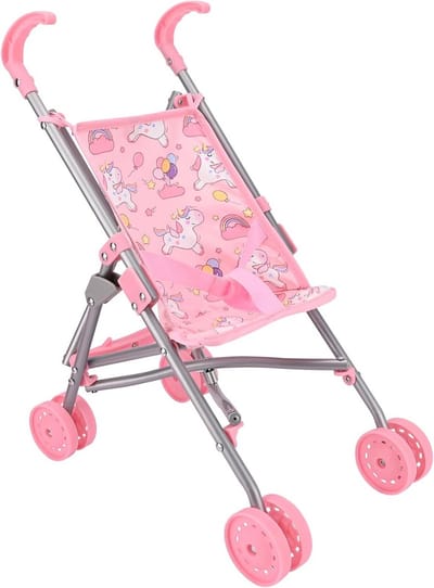 Poppenwagen en Buggy 2-in-1 voor Poppen en Knuffels