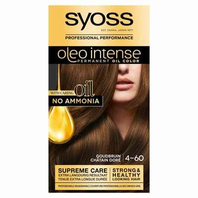 Syoss Oleo Intense - Haarverf - 4-60 - Goudbruin - 115ml x 48