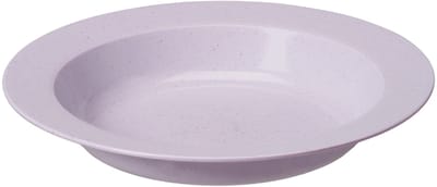 Biologische grote diepe borden, lavendel, 220 mm