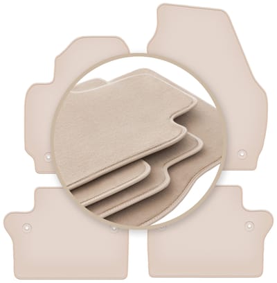 PREMIUM beige matten voor: Volvo S80 II sedan 2010-2017