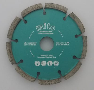 Recofix voegenfrees 125 x 4 mm