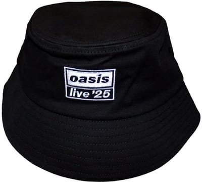 Oasis - Live '25 Logo Bucket hat / Vissershoed - Zwart