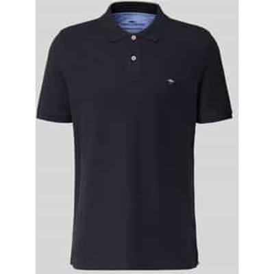 Fynch-Hatton Polo Uni Cotton Navy / male