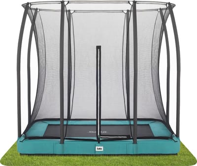 Salta Comfort Edition Ground - inground trampoline met veiligheidsnet - 214 x 153 cm - Groen