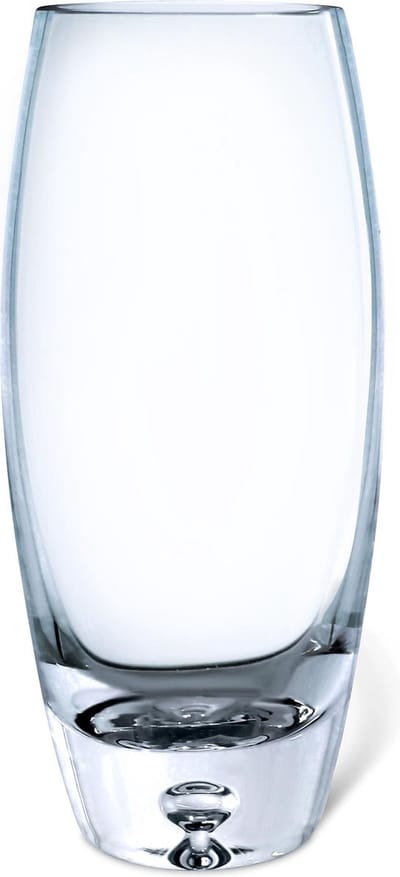Bonny Krosno Mond geblazen Vaas CADEAU tip Glas Vintage OP=OP (h)18.5cm Set a 2 stuks