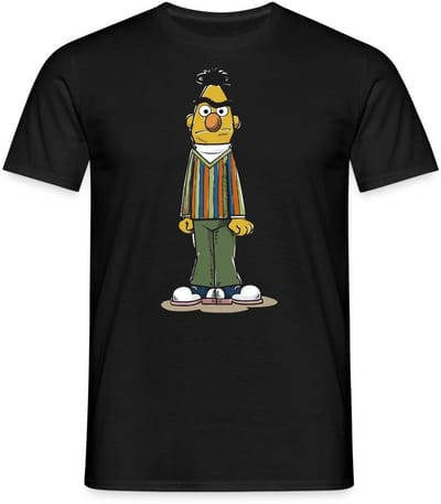 Sesamstraat Bert Pose T-Shirt Heren
