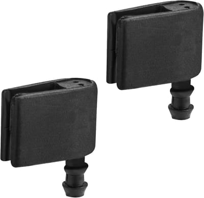 2 Stuks Windshield Wiper Arm Sprayers - Vervangende Spuiters voor Ruitenwissers, Geschikt voor Diverse Modellen, Duurzaam en Hoogwaardige Plastic Kwaliteit