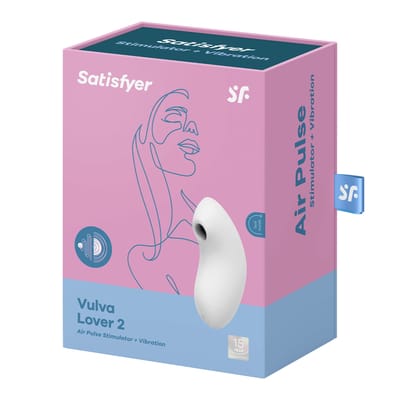 Satisfyer 'Vulva Lover 2', 12 cm, drukgolf vibrator, 2:1 drukgolven en vibratie