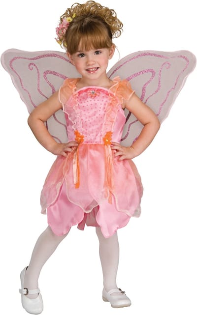 Pink Fairy Dress Kinderkostuum - Rubies - Maat 3-4 Jaar