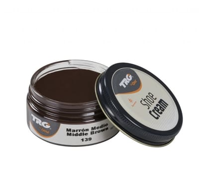 TRG - schoencrème met bijenwas - donker bruin - 50 ml