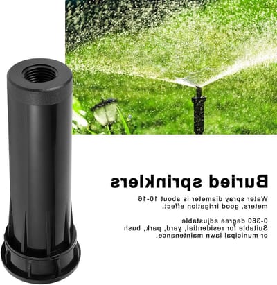 Allecta - Telescopische sproeikop voor irrigatie van gazon en tuin, 3 stuks