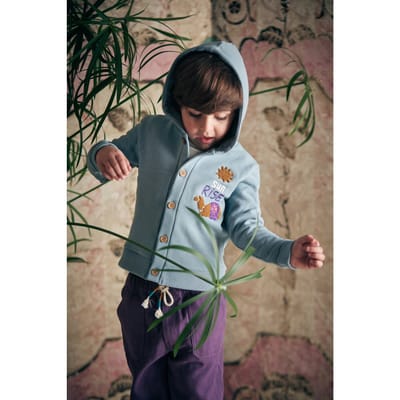 Louise Misha Cardigan Malek Storm Size: 10Y | Sweaters and Cardigans Outlet | Unisex | Blauw