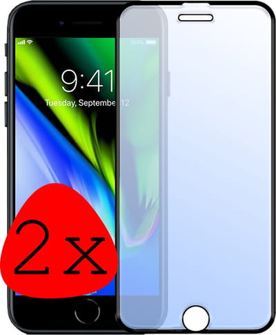 Screenprotector Geschikt voor iPhone 6 Screenprotector Beschermglas Full Cover - Screenprotector Geschikt voor iPhone 6 Screen Protector Full Cover - 2 Stuks
