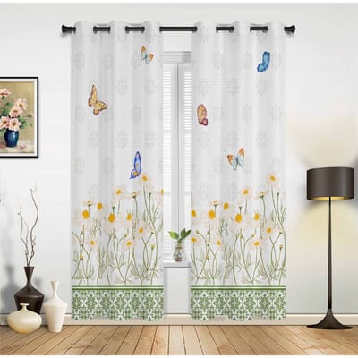 Willow Leaf Lines Salie Groen Raamgordijnen voor Woonkamer Luxe Slaapkamergordijn Keuken Jaloezieën Draperieën Gordijnen 135W x 60H(cm) x1