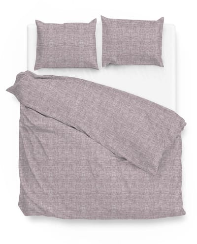 Zohome Lino - Dekbedovertrek - Tweepersoons - 200x200/220 cm + 2 kussenslopen 60x70 cm - Purple