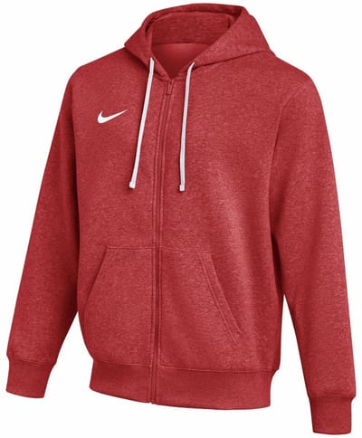 Nike Team Sweater Heren Park 26 Fleece Full-Zip Hoodie Rood - Maat XS