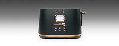 MS-130BC - Muse broodrooster, 1.000 W, zwart/messing