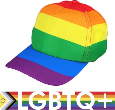 Henbrandt - Regenboog Pride Baseball Cap - LGBTQ+ - Rainbow Pet voor Volwassenen - Baseballcap - Perfect voor Gay Pride Parades en Festivals - One Size