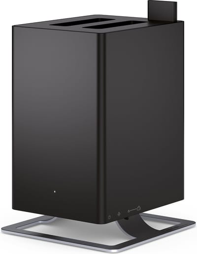 Stadler Form Anton – 2‑in‑1 Ultrasoon Luchtbevochtiger & Aroma Diffuser – Stil & Energiebesparend – Nachtmodus & Dimbare LED – Verwijderbaar 2,5 L Reservoir – Zwart